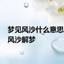 梦见风沙什么意思 梦见风沙解梦