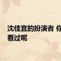 沈佳宜的扮演者 你是否看过呢