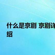 什么是京剧 京剧详细介绍