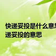 快递妥投是什么意思? 快递妥投的意思