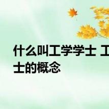 什么叫工学学士 工学学士的概念