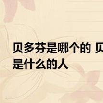 贝多芬是哪个的 贝多芬是什么的人