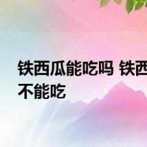铁西瓜能吃吗 铁西瓜能不能吃