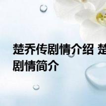 楚乔传剧情介绍 楚乔传剧情简介