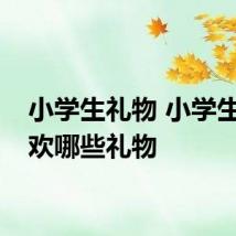 小学生礼物 小学生最喜欢哪些礼物