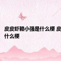 皮皮虾赖小强是什么梗 皮皮虾是什么梗