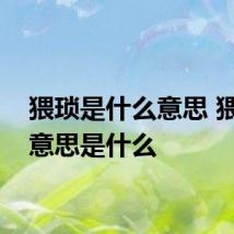 猥琐是什么意思 猥琐的意思是什么