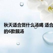 秋天适合煲什么汤喝 适合秋天喝的6款靓汤