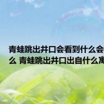 青蛙跳出井口会看到什么会说些什么 青蛙跳出井口出自什么寓言