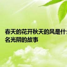 春天的花开秋天的风是什么歌 歌名光阴的故事