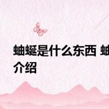 蚰蜒是什么东西 蚰蜒的介绍
