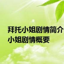 拜托小姐剧情简介 拜托小姐剧情概要