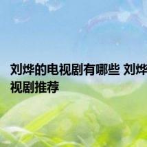 刘烨的电视剧有哪些 刘烨演的电视剧推荐