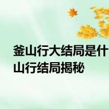 釜山行大结局是什么 釜山行结局揭秘
