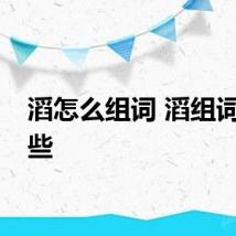 滔怎么组词 滔组词有哪些