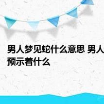 男人梦见蛇什么意思 男人梦见蛇预示着什么