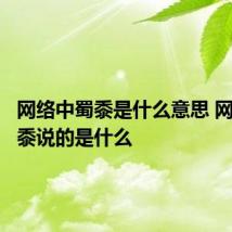 网络中蜀黍是什么意思 网络中蜀黍说的是什么