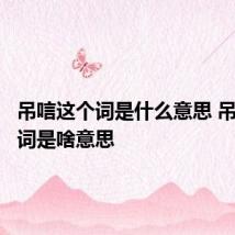 吊唁这个词是什么意思 吊唁这个词是啥意思