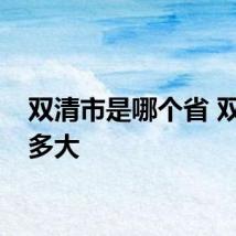 双清市是哪个省 双清有多大