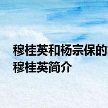 穆桂英和杨宗保的故事 穆桂英简介