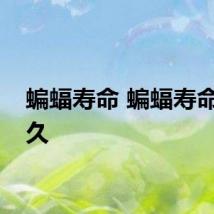 蝙蝠寿命 蝙蝠寿命是多久