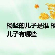 杨坚的儿子是谁 杨坚的儿子有哪些