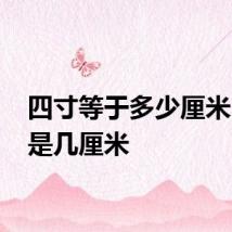 四寸等于多少厘米 四寸是几厘米