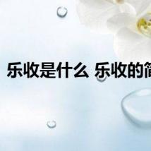乐收是什么 乐收的简介