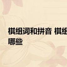 棋组词和拼音 棋组词有哪些
