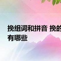 挽组词和拼音 挽的组词有哪些