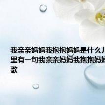 我亲亲妈妈我抱抱妈妈是什么儿歌 歌词里有一句我亲亲妈妈我抱抱妈妈是什么儿歌