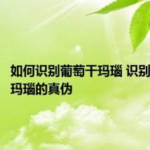 如何识别葡萄干玛瑙 识别葡萄干玛瑙的真伪
