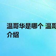 温哥华是哪个 温哥华的介绍