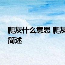 爬灰什么意思 爬灰意思简述
