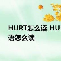 HURT怎么读 HURT英语怎么读