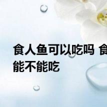 食人鱼可以吃吗 食人鱼能不能吃