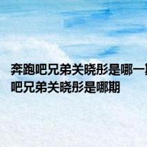 奔跑吧兄弟关晓彤是哪一期 奔跑吧兄弟关晓彤是哪期