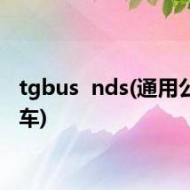 tgbus nds(通用公共汽车)