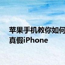 苹果手机教你如何辨别真假iPhone