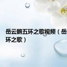 岳云鹏五环之歌视频(岳云鹏五环之歌)