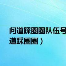 问道踩圈圈队伍号（问道踩圈圈）