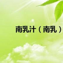 南乳汁（南乳）
