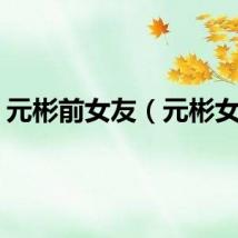 元彬前女友（元彬女友）