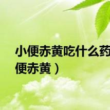 小便赤黄吃什么药（小便赤黄）