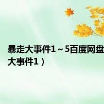暴走大事件1~5百度网盘(暴走大事件1)