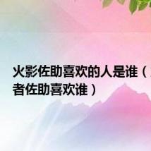 火影佐助喜欢的人是谁(火影忍者佐助喜欢谁)