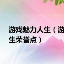 游戏魅力人生（游戏人生荣誉点）