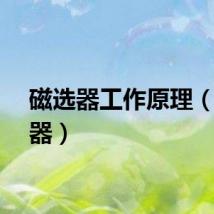磁选器工作原理（磁选器）