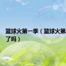 篮球火第一季(篮球火第二部出了吗)