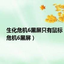 生化危机6黑屏只有鼠标（生化危机6黑屏）